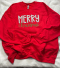 Red Merry Christmas Sweatshirt
