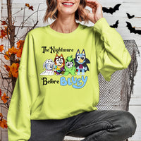 The Nightmare Before Bluey - Halloween Sweatshirt