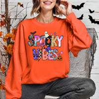 Spooky Vibes Halloween Sweatshirt