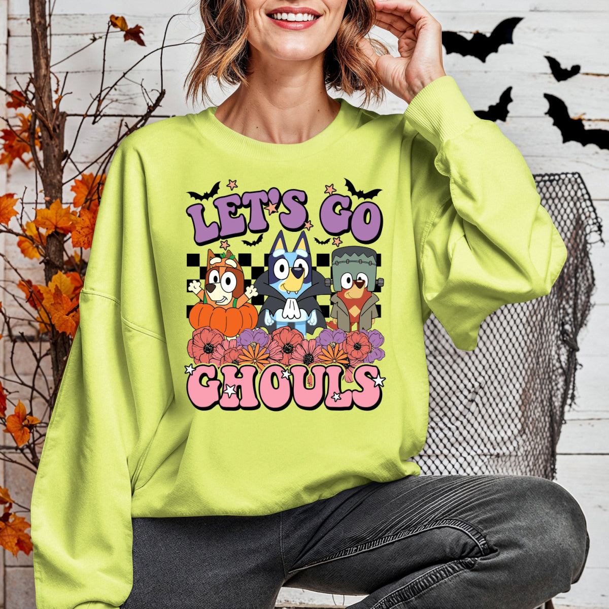 Lets Go Ghouls Halloween Sweatshirt