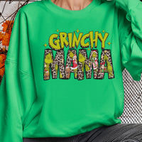 Grinchy Mama Crewneck Sweatshirt