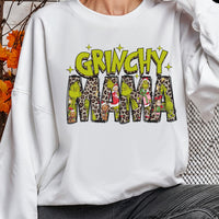 Grinchy Mama Crewneck Sweatshirt