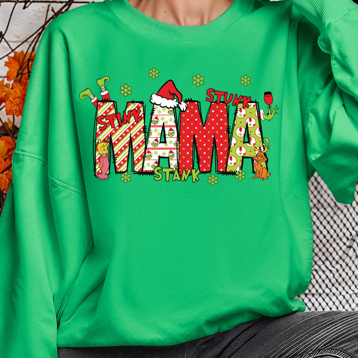 MAMA stink stank stunk Crewneck