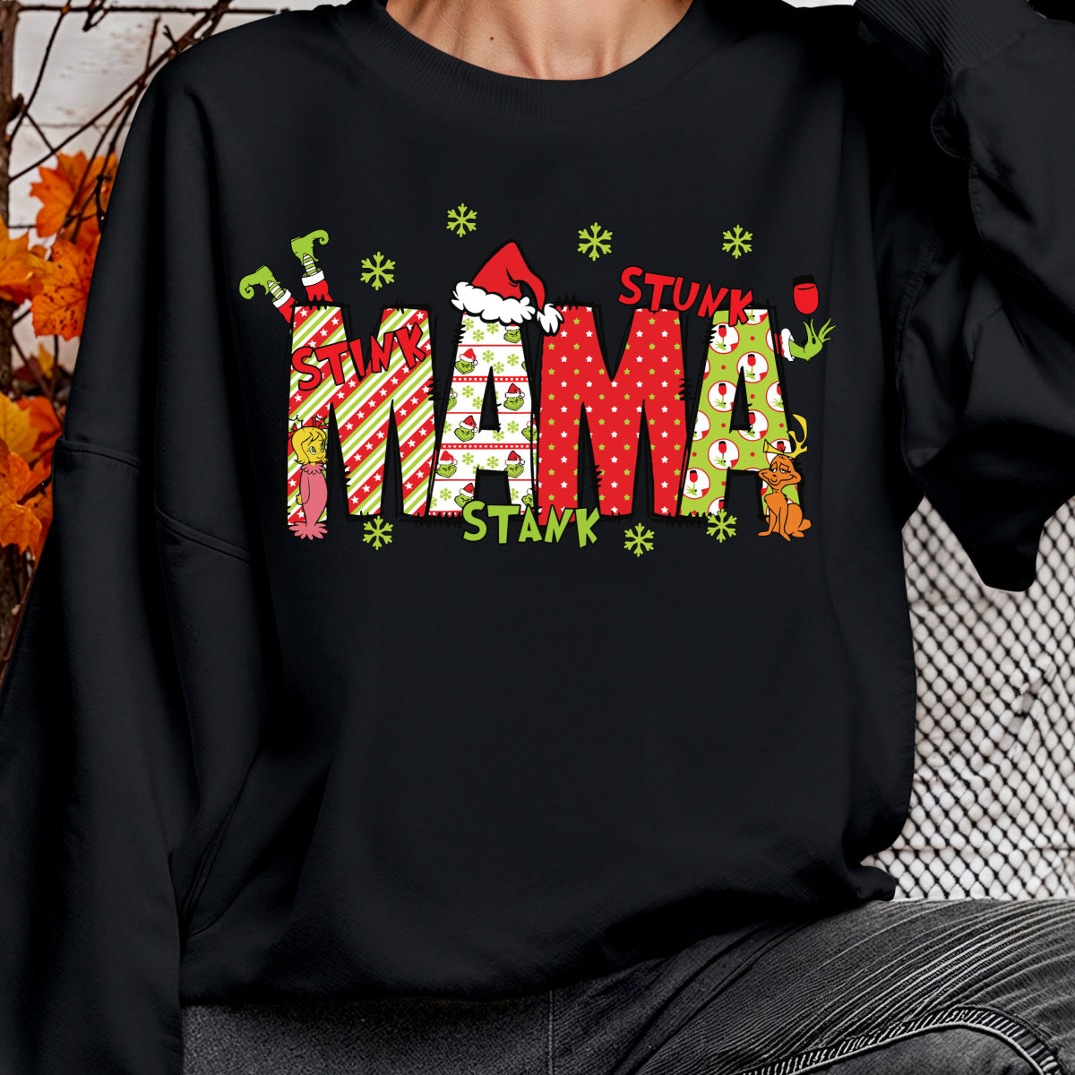 MAMA stink stank stunk Crewneck