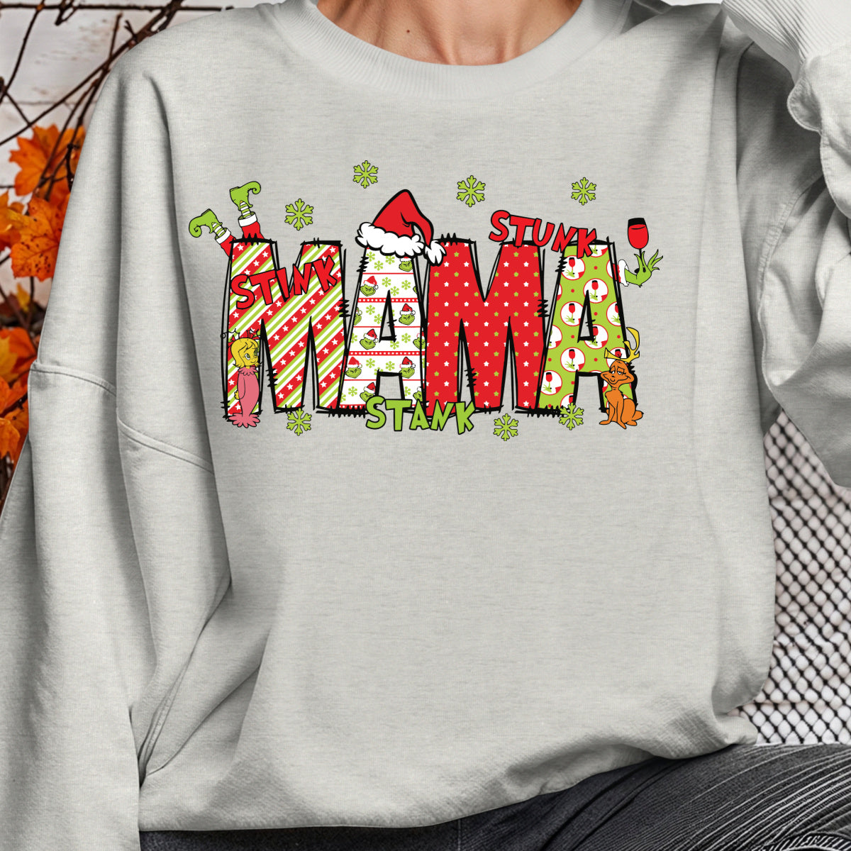 MAMA stink stank stunk Crewneck