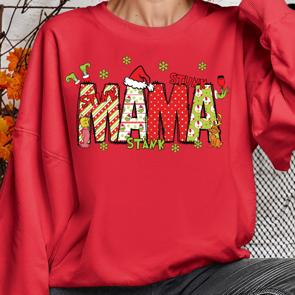 MAMA stink stank stunk Crewneck