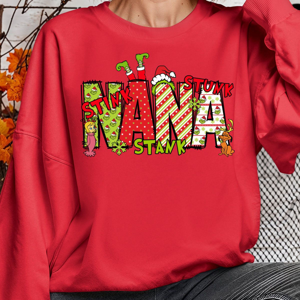 NANA stink stank stunk Crewneck