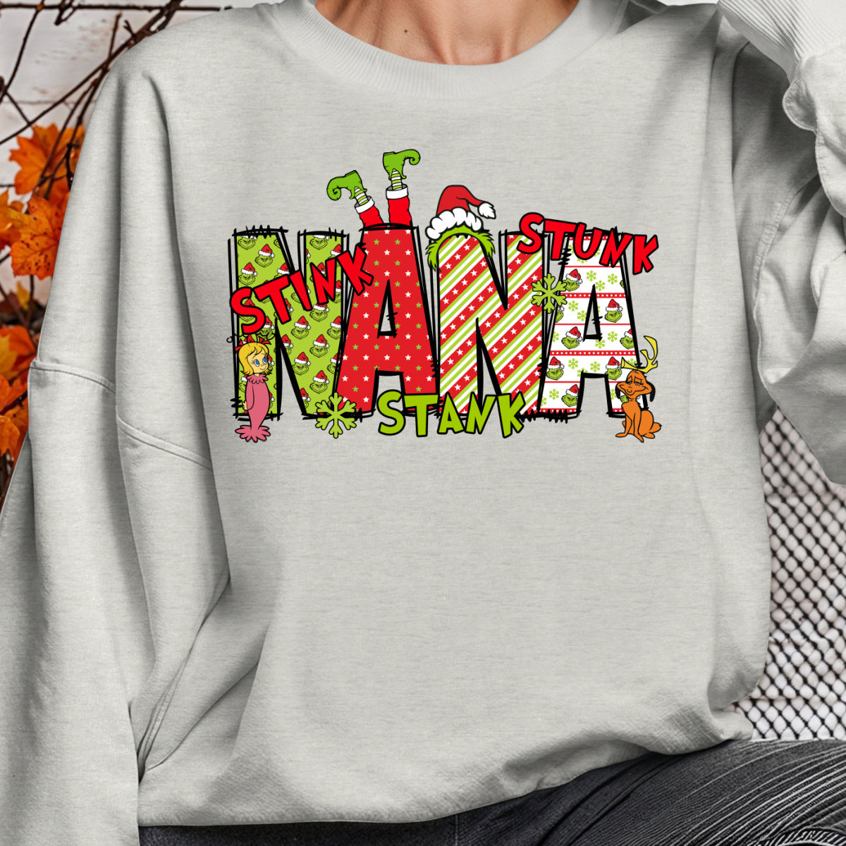 NANA stink stank stunk Crewneck