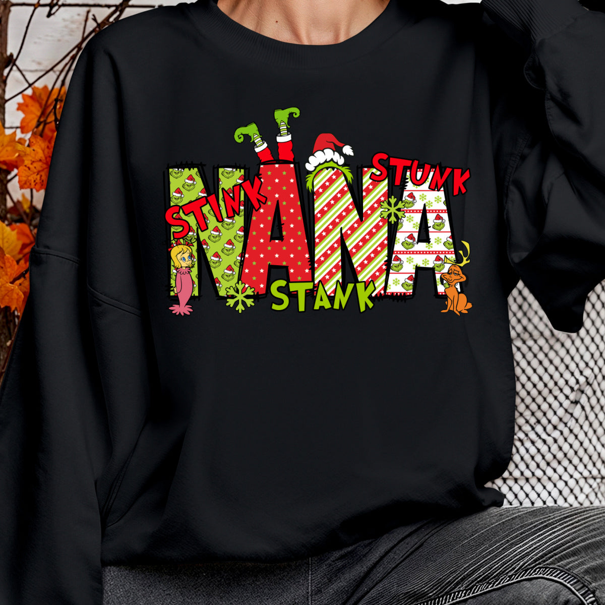 NANA stink stank stunk Crewneck