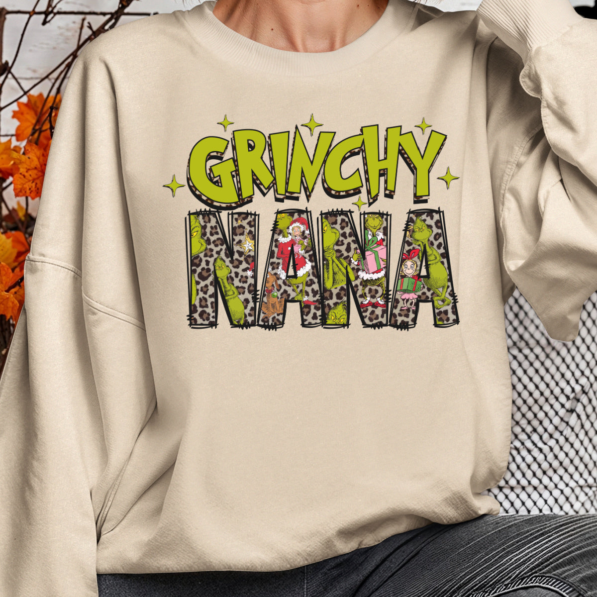 Grinchy Nana Crewneck Sweatshirt
