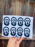 Ghost Mask Feltie - Uncut Sheet of Four