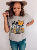 My Heart Is On That Court Graphic Tee