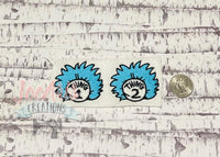 Thing 1 Thing 2 Feltie - Uncut Sheet of Four