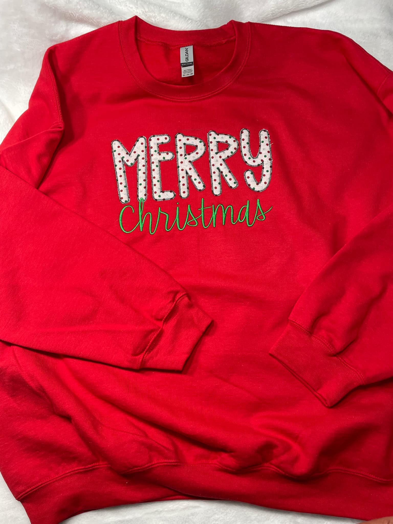 Red Merry Christmas Sweatshirt